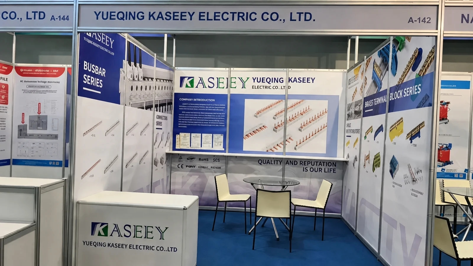 KASEEY busbar exhibition booth