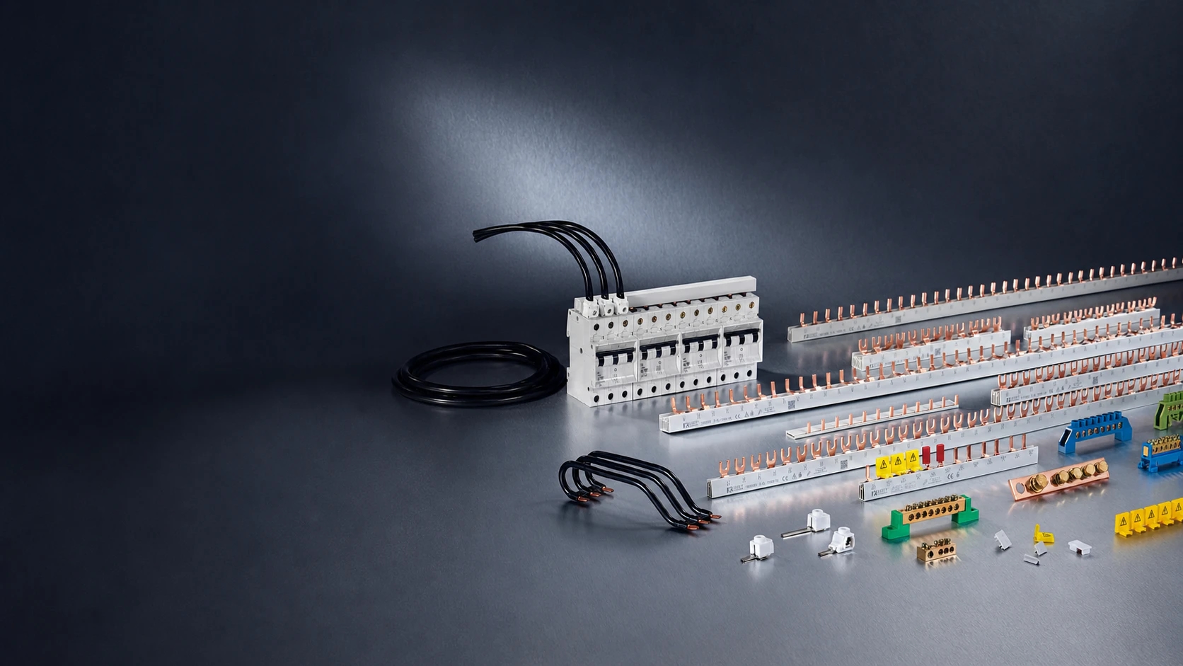 KASEEY electrical busbars, circuit breakers and distribution products
