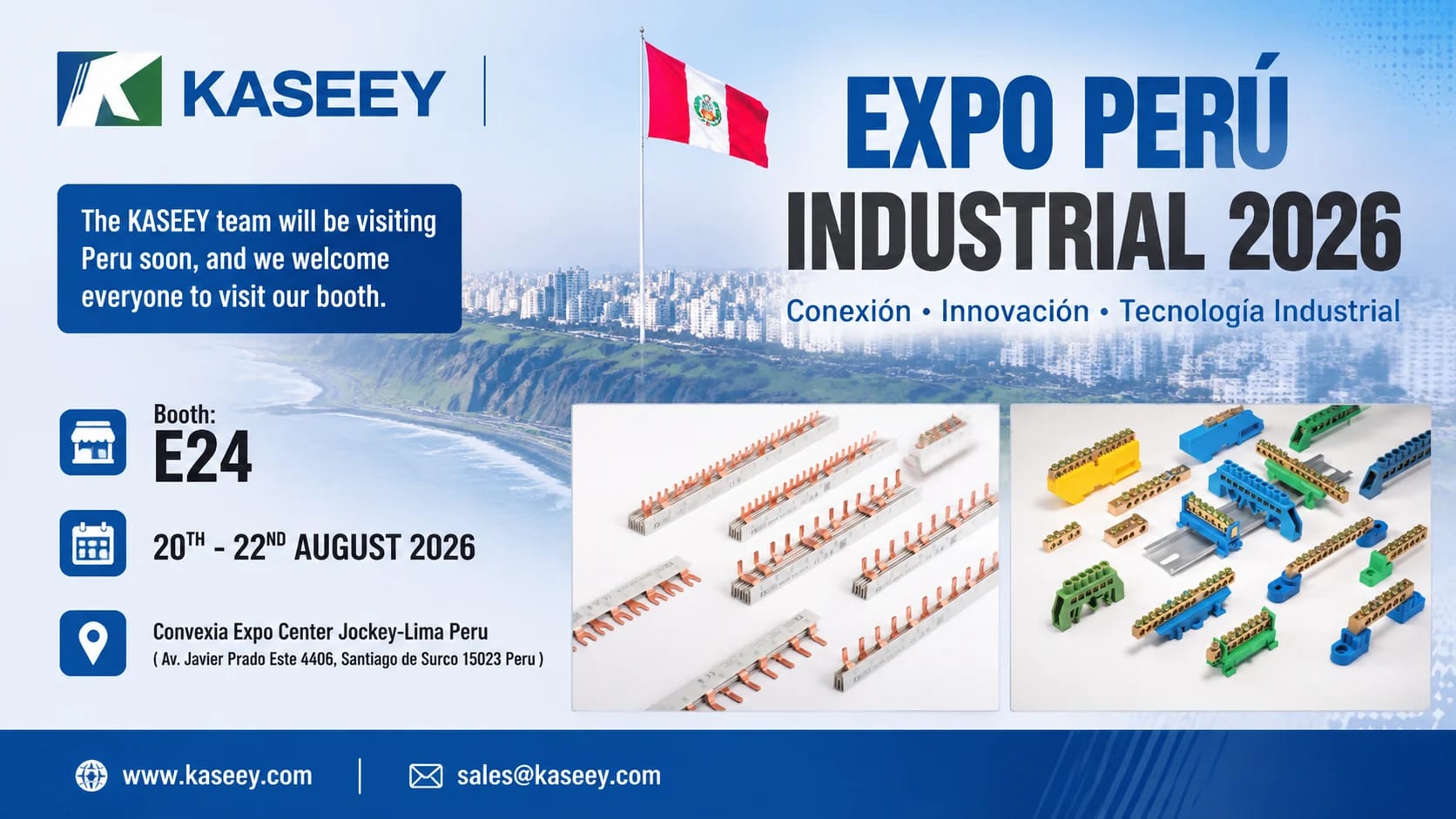 KASEEY at Expo Perú Industrial 2026, booth E24