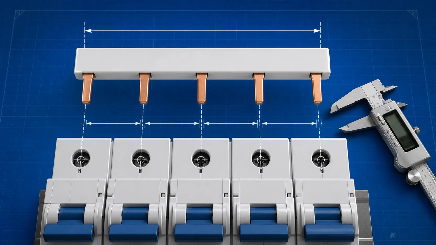 MCB Busbar Pitch Guide: How to Measure Tooth Spacing