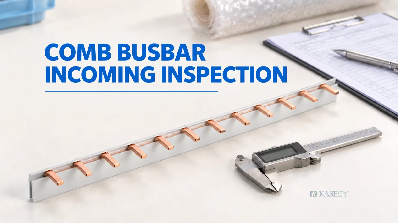 Comb Busbar Incoming Inspection Checklist for Panel Builders